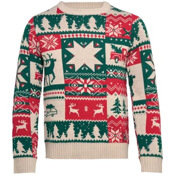 Gebreide kersttrui s-m Shimis beige Gebreide kersttrui s-m Shimis beige