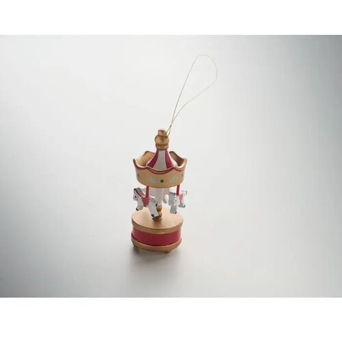 Houten carrousel ornament Whirl goud