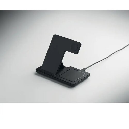Inklapbare 3-in-1 lader 15w Dock3 zwart