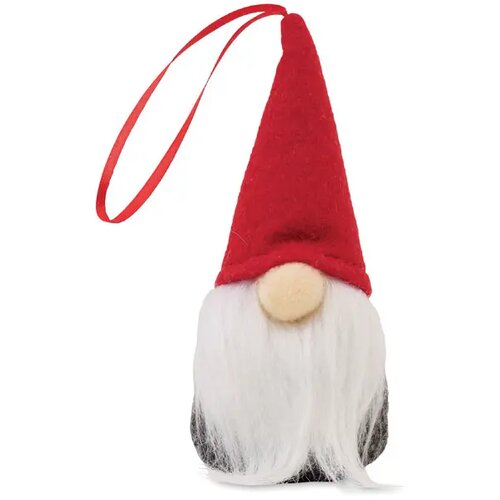 Kabouterboomhanger van vilt Frosty tree rood