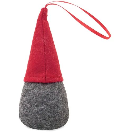 Kabouterboomhanger van vilt Frosty tree rood