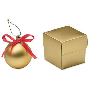 Kerstbal geschenkdoos Belles goud Kerstbal geschenkdoos Belles goud