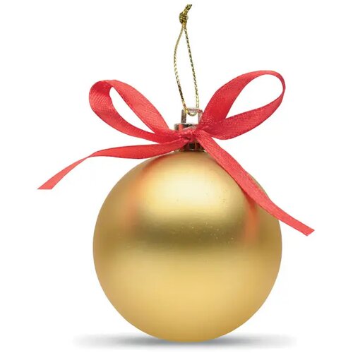 Kerstbal geschenkdoos Belles goud
