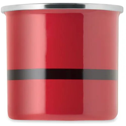 Kerstman emaille mok 300ml Santamel rood