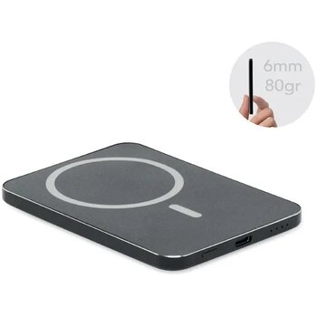 Magnetische powerbank 20w Slimvolt zwart Magnetische powerbank 20w Slimvolt zwart