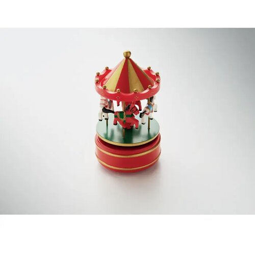 Mini carrousel muziekdoos Whirly multicolour