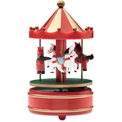 Mini carrousel muziekdoos Whirly multicolour