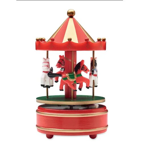 Mini carrousel muziekdoos Whirly multicolour