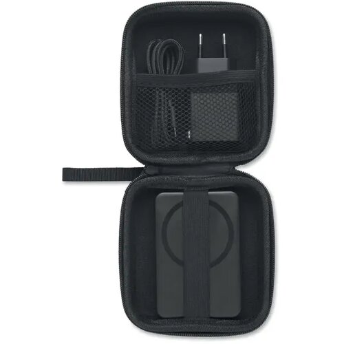 Powerbank reisset 5000mah Atlas zwart