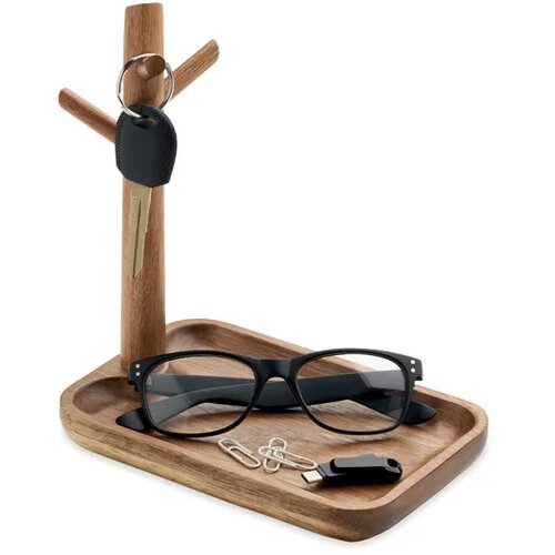 Sleutelhouder van acaciahout Branca hout