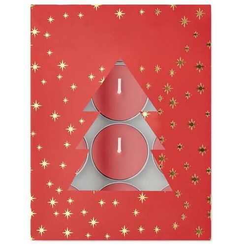 Theelichtjes met kaneelgeur Radiant rood