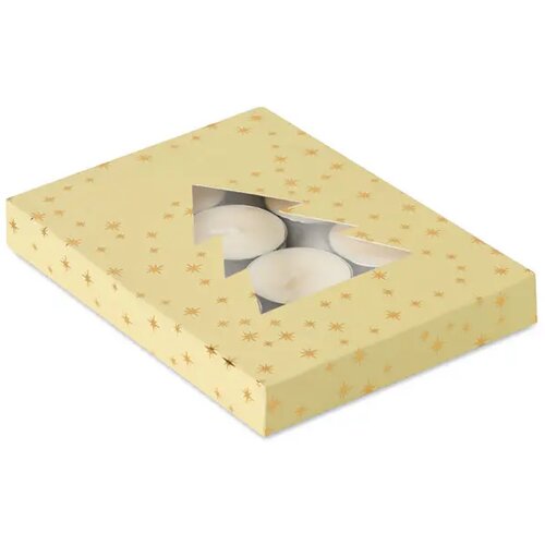 Theelichtjes met kaneelgeur Radiant beige