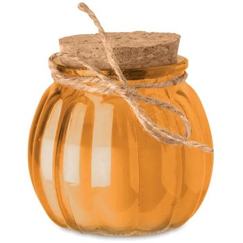 Vanille plantaardige waskaars Pumkin oranje Vanille plantaardige waskaars Pumkin oranje