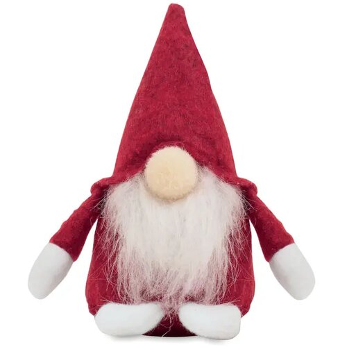 Vilten kabouterdecoratie Frosty rood