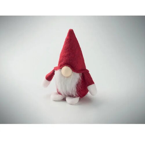 Vilten kabouterdecoratie Frosty rood