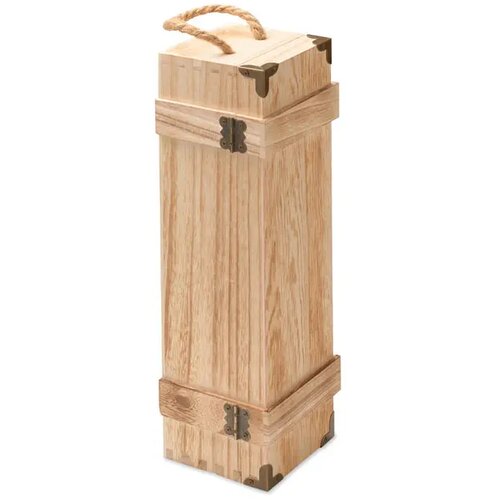 Wijncadeaukist paulowniahout Vinbox + hout