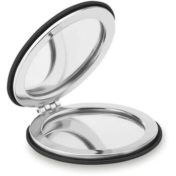 Magnetische dubbele spiegel Glow round zwart Magnetische dubbele spiegel Glow round zwart