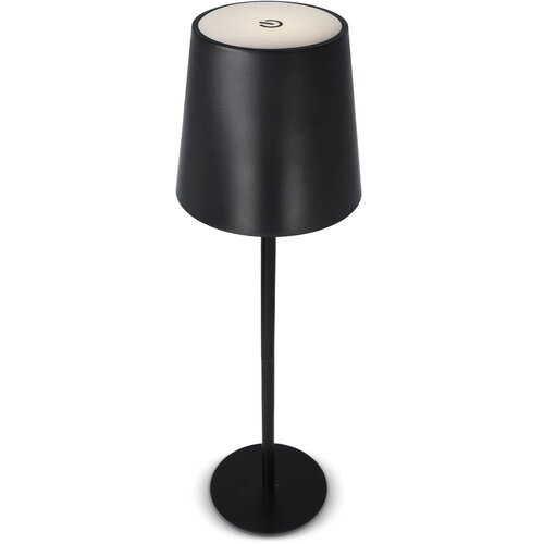 Oplaadbare tafellamp zwart
