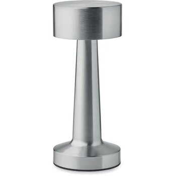 Oplaadbare ijzeren tafellamp Hierluz mat zilver Oplaadbare ijzeren tafellamp Hierluz mat zilver