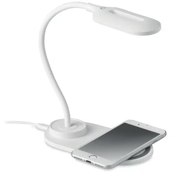 Bureaulamp met 10w lader Saturn wit Bureaulamp met 10w lader Saturn wit