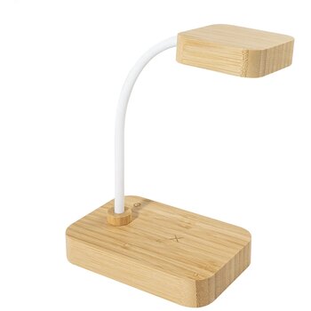 Voltglow Bureaulamp Met Draadloze Oplader Natuurlijk Voltglow Bureaulamp Met Draadloze Oplader Natuurlijk