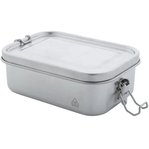Broodtrommel Van Gerecycled Rvs (750 Ml) Zilver 750 ml