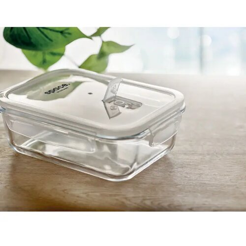 Glazen lunchbox 900ml Praga lunchbox transparant 900 ml