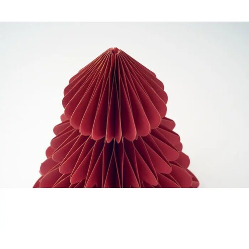 Kerstboomdecoratie van papier Harmobig rood