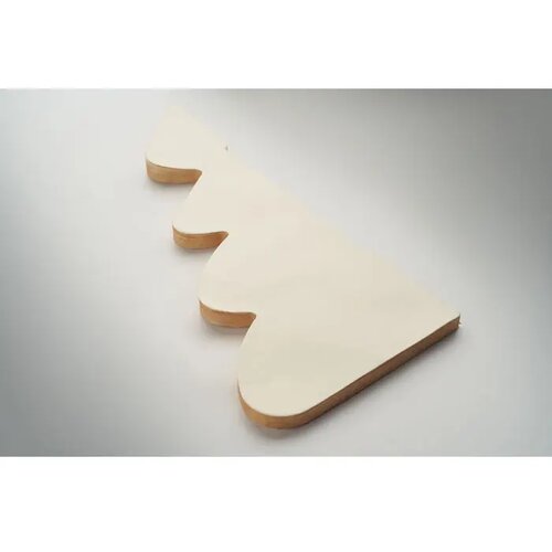 Kerstboomdecoratie van papier Harmobig beige