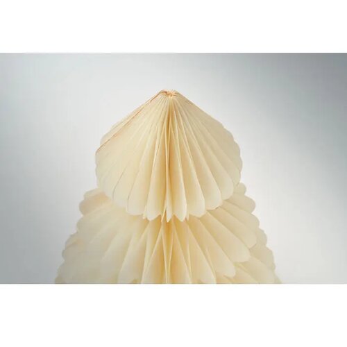 Kerstboomdecoratie van papier Harmobig beige