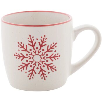 Snoflinga Kerst Mok Rood Snoflinga Kerst Mok Rood