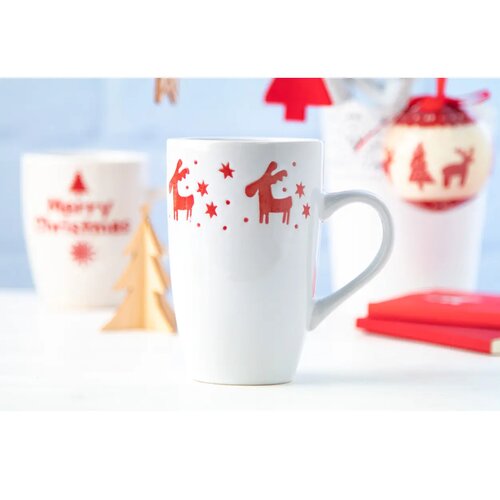Lempaa Porseleinen Kerstmok Wit