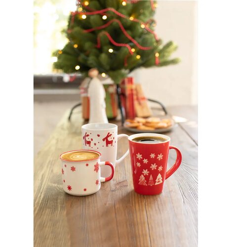 Nakkala Retro Kerstmok Rood