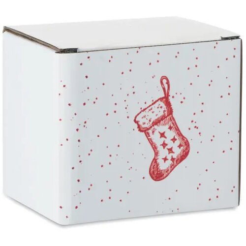 Keramische kerst mok 300ml Festimug rood