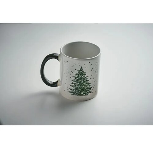Keramische kerst mok 300ml Festimug groen