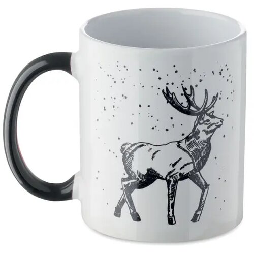 Keramische kerst mok 300ml Festimug zwart