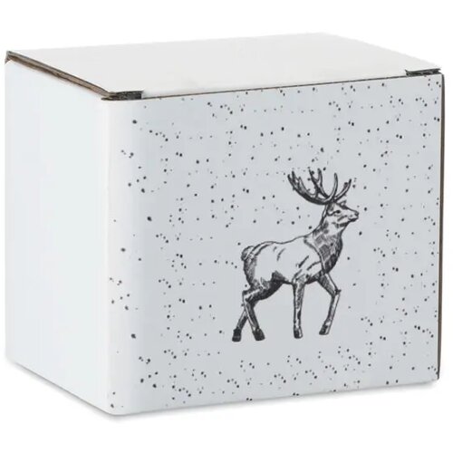 Keramische kerst mok 300ml Festimug zwart