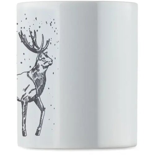 Keramische kerst mok 300ml Festimug zwart