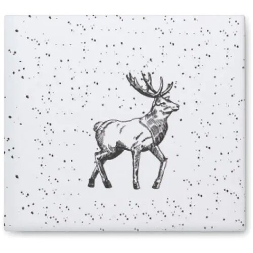 Keramische kerst mok 300ml Festimug zwart