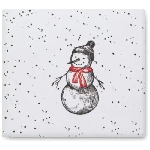 Keramische kerst mok 300ml Festimug zwart/rood