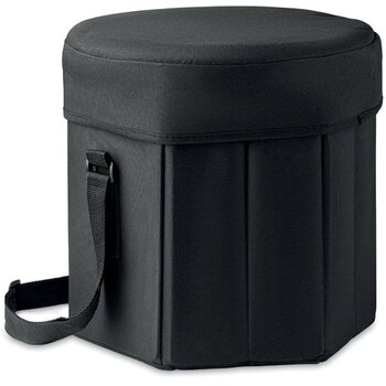 Opvouwbare koeltas- /krukje Seat & drink zwart Opvouwbare koeltas- /krukje Seat & drink zwart