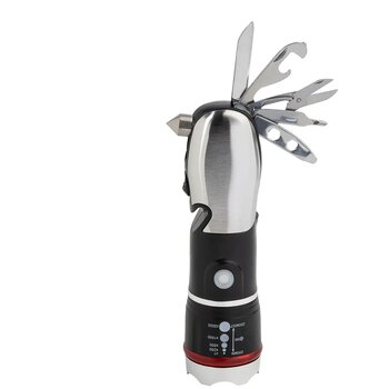 Hemly Multi Tool Zaklamp Zwart Hemly Multi Tool Zaklamp Zwart