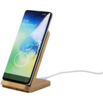 Telefoonhouder Met Draadloze Oplader Naturel Telefoonhouder Met Draadloze Oplader Naturel