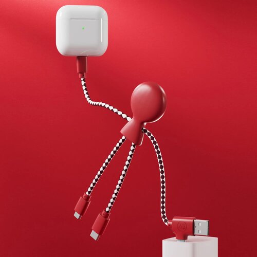 Xoopar Mr. Bio GRS oplaadkabel Rood