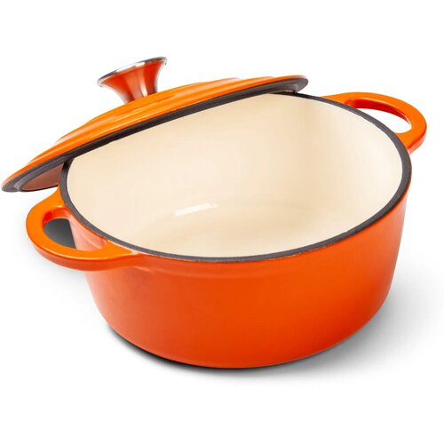 Orrefors Jernverk geëmailleerde braadpan (2.8L) Oranje