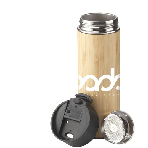 Sakura 360 Ml Bamboe Thermosfles/Thermosbeker Bamboe 360 ml