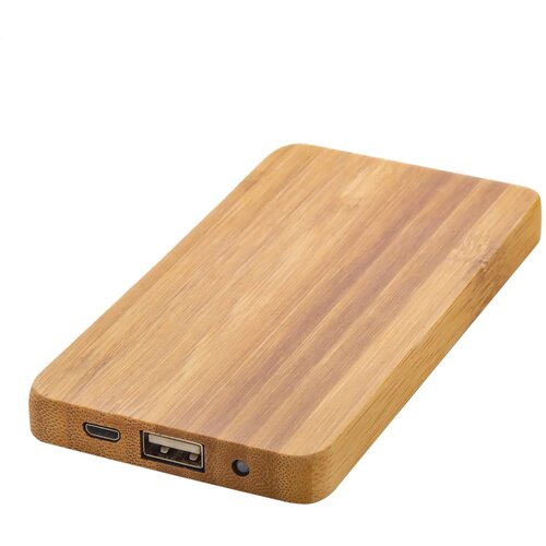 Bamboost Powerbank Natuurlijk