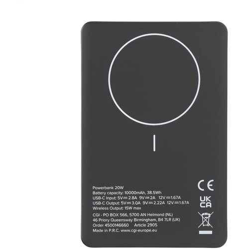 Wireless Rcs Recycled Alu Magsafe Powerbank 10000