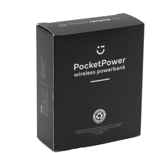 Pocketpower 10000 Wireless Powerbank Draadloze Oplader