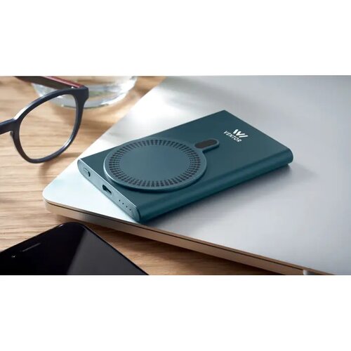 Draadloze oplader powerbank Pawtt blauw